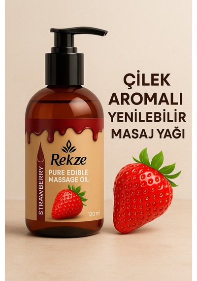 2'li Tatlı Kaçamak: Çilek Ve Çikolata Aromalı Erotik Masaj Yağı - 265424042