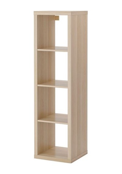 Ikea Kallax Açık Raf Ünitesi, Ağartılmış Meşe Görünümlü, 42x147 Cm