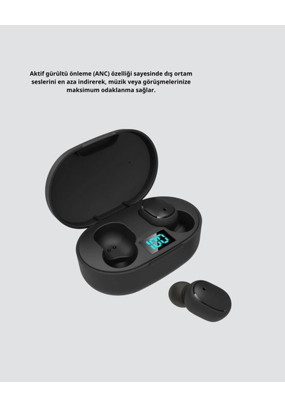 Bluetooth Kulaklık Gürültü Önleyici, Mikrofonlu, Uzun Pil Ömürlü Kablosuz Kulaklık Diğer