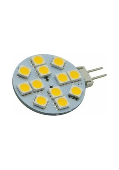 G4 Led Ampul 12 Volt Yuvarlak Iğne Bacak Beyaz Yuvarlak Tekne Le Beyaz