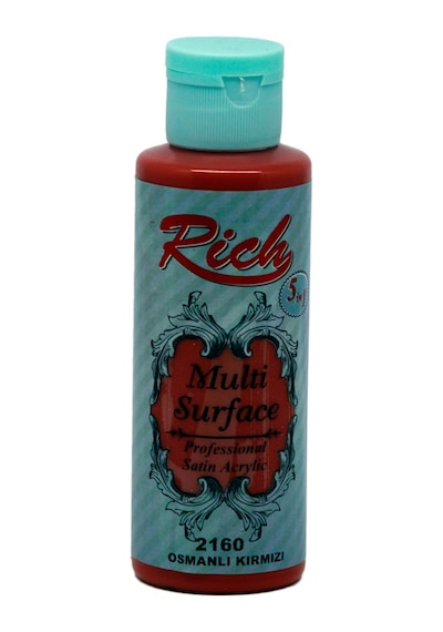 Rich Multi Akrilik Boya 2160 Osm. Kırmızı 120 Cc
