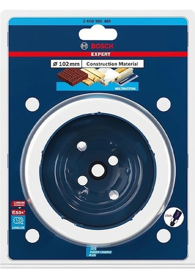 Bosch 102 Mm Yapı Malzemeleri İçin Panç 2608900480