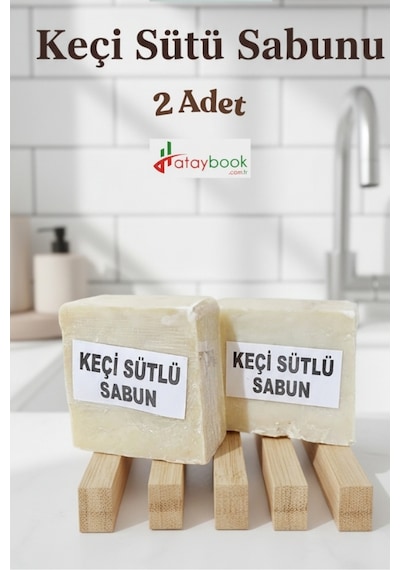 Doğal Keçi Sütü 2 Adet Peeling Cilt Sabunu Doğal