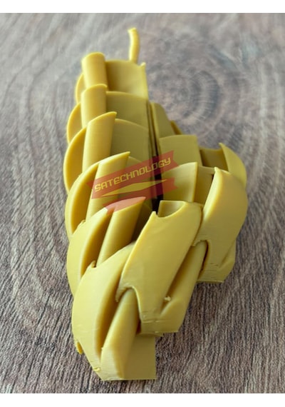 Stres Oyuncak Elma Twisty Fidget Hareketli Oyuncak Elma Sarı