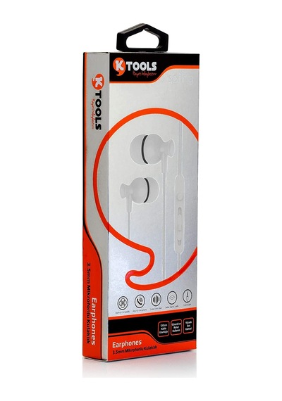 Ktools Spring Mikrofonlu Kulak İçi Kulaklık