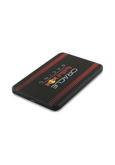 Redbull Lisanslı M-safe Özellikli Powerbank Dijital Led Göstergeli Kırmızı Şeritli 5000mah 15w Siyah