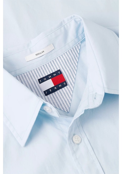 Tommy Jeans Erkek Gömlek Dm0dm22026 C3q Açık Mavi Açik Mavi