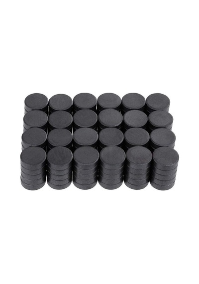 Ø15x3 Mm Ferrit Siyah Süsleme Mıknatısı 250 Adet