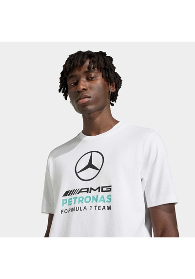 Adidas Mercedes Amg Petronas Formula One Team Erkek Beyaz Tişört Ke8164