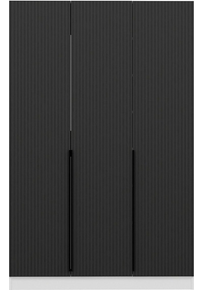 Minar Kale 210 Cm 3 Kapaklı 1b Raf Portmanto Byz Mbr Çizgili Ant