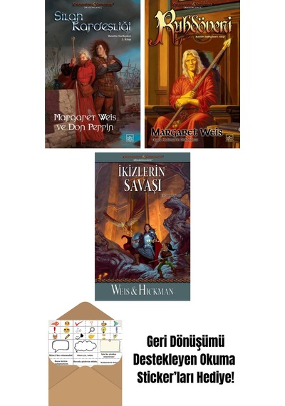 Silah Kardeşliği Raistlin Tarihçeleri 2. Kitap + Ruhdöveni Raistlin Tarihçeleri 1. Kitap + İkizlerin Savaşı Efsaneler Serisi 2. Kitap