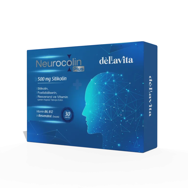 Dellavita Neurocolin Plus 500mg Sitikolin 30 Kapsül