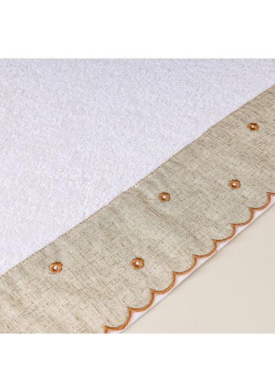 Soft Dezi Yüz Havlusu - Ekru - 50x90 Cm Çok Renkli
