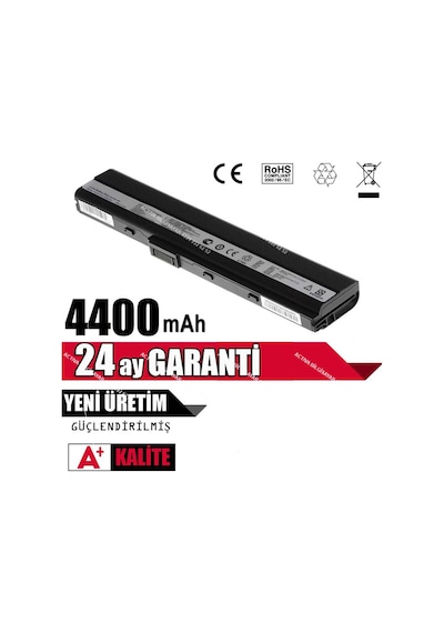 Asus Uyumlu K52Jk. K52Jr. K52Jt. K52Ju. K52Jv. K52N Batarya Pil