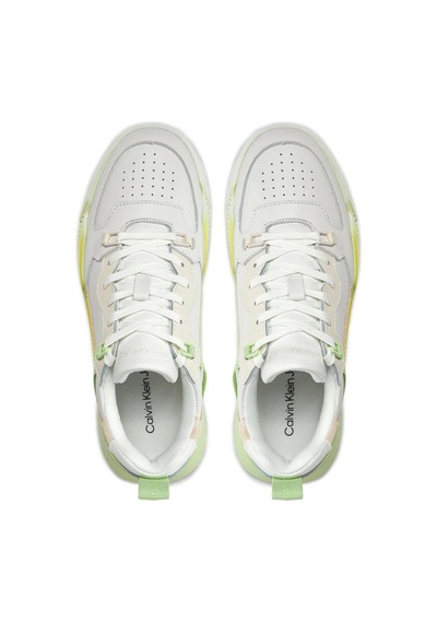 Calvin Klein Chunky Cupsole 2.0 L, 0ıe Beyaz Kadın Spor Ayakkabı