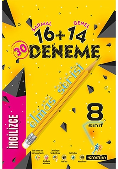 8. Sınıf İngilizce Elmas Deneme -  Startfen Yayınları