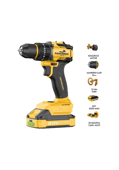 Dawreek Tech DT02D Akülü Vidalama