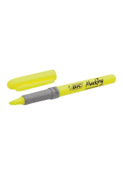 Bic Fosforlu Kalem Brite Liner Grip 4'lü Çok Renkli