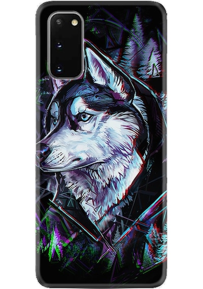 Samsung Uyumlu Galaxy A02S Kılıf Silikon Dog Eyes 1761