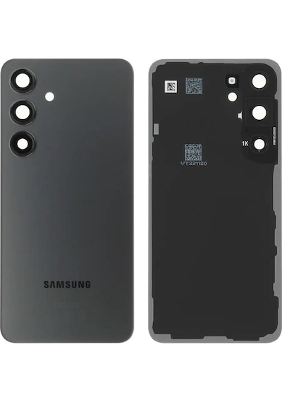 Samsung S24 Siyah Uyumlu Arka Kapak Batarya Kapağı Pil Kapağı Siyah