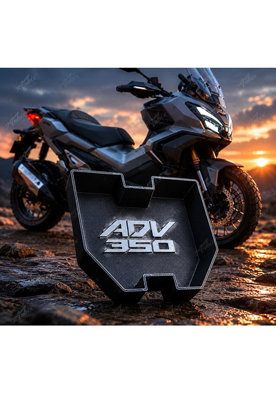 Honda Adv 350 Uyumlu Depo Kapak Altı Torpido Bagajı 2022-2025 Ekstra Saklama Alanı, Kolay Montaj Siyah Beyaz