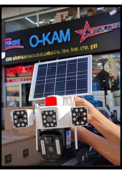 O-kam-3925 4g Solar 6mp Ptz Kamera