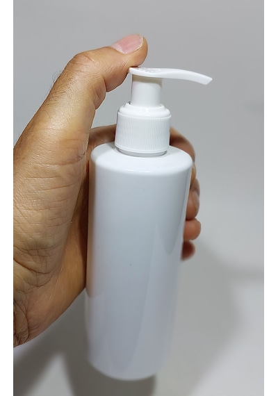 Boş Sıvı Sabun Pompalı Şişe 250 Ml Beyaz 5 Adet