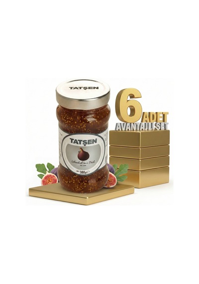 Tatşen Cam Reçel İncir 6x380 Gr