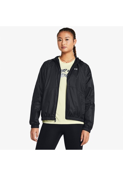 Under Armour Sport Windbreaker Kadın Siyah Rüzgarlık Düz 1382698 Siyah