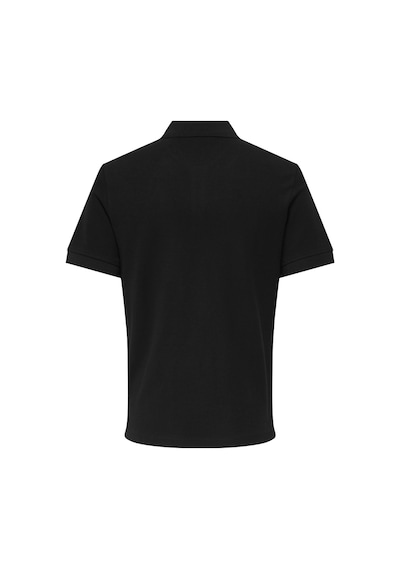 Only & Sons Ben Erkek Siyah Polo Tişört 22035825-b