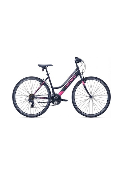 Carraro Active 282 V Fren 21 Vites 28 Jant Şehir Bisikleti Mat Siyah Koyu Gri Turkuaz 46 Kadro