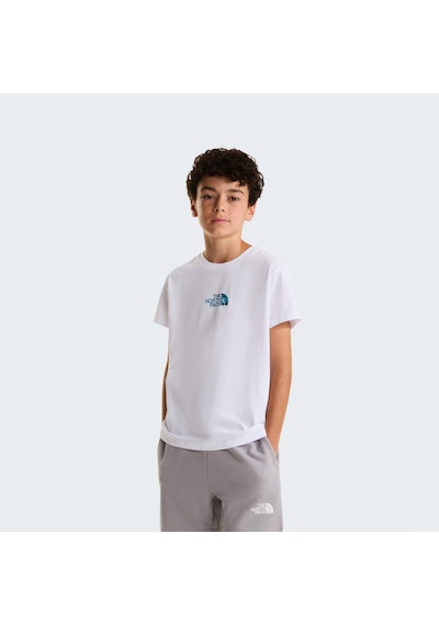 The North Face B Lıquıd Logo Reg Ss Tee Genç Tişört Nf0a8g1wfn41 Beyaz