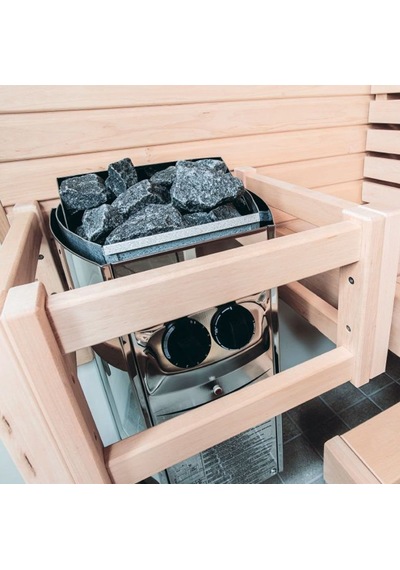 Astral Pool Harvıa Vega Compact Gövdeden Kumandalı Sauna Sobası 3,5 Kw 2-4 M3 7 Kg Taş Kapasitesi -toptancıyızbiz