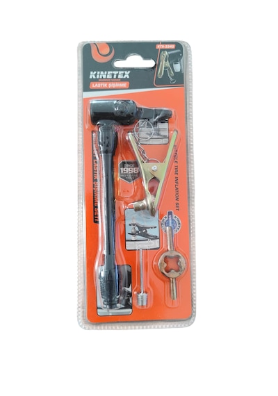 Lastik Şişirme Aparatı 4 Parça Set