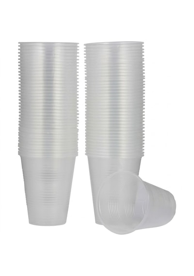Şeylişeyler - Plastik Bardak 180 Cc 3000 Adet - Ekonomik Şeffaf Bardak