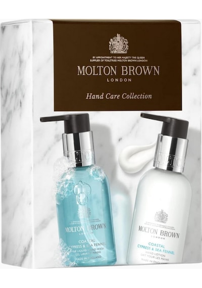 Molton Brown Coastal Cypress & Sea Fennel El Bakım Koleksiyonu, Seyahat Boyu Set