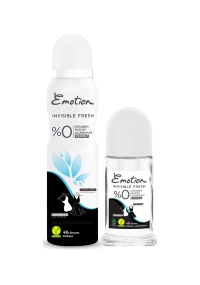 Emotion Invisible Fresh Kadın Deodorant 150 ML + Roll On 50 ML