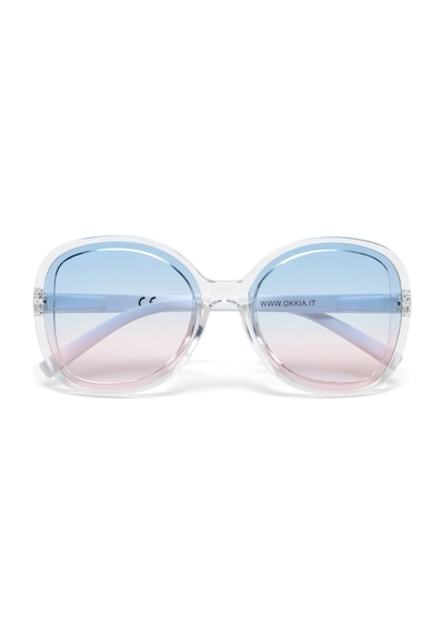 Okkia Anna Butterfly Kadın Güneş Gözlüğü Blue/pink Degrade Şeffaf