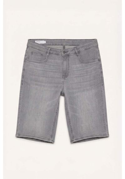 Defacto Regular Fıt Jean Bermuda Şort G8664ax26smnm55 Gri-nm55