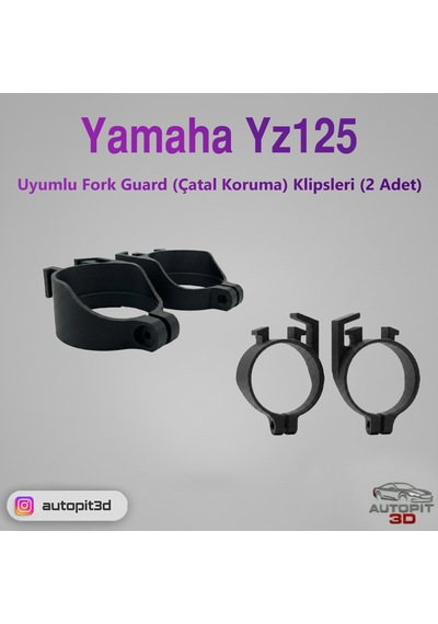 Yamaha Yz125 Uyumlu Fork Guard Çatal Koruma Klipsleri 2 Adet