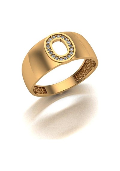 Çgk Çiğdem Gürel Kuyumculuk O Harf Altın Yüzük Gold