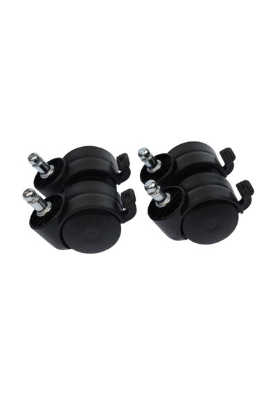 Supervac 50mm Sandalye Tekerleği, 11mm Pimli Geçme Teker, Frenli, 4'lü Set