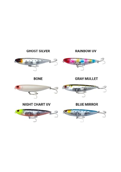 Ryuji Dog Strike 9cm 11gr Maket Yem - Gray Mullet