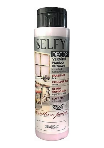Rich Selfy Decor Vernikli Boya Lilyum 500Cc