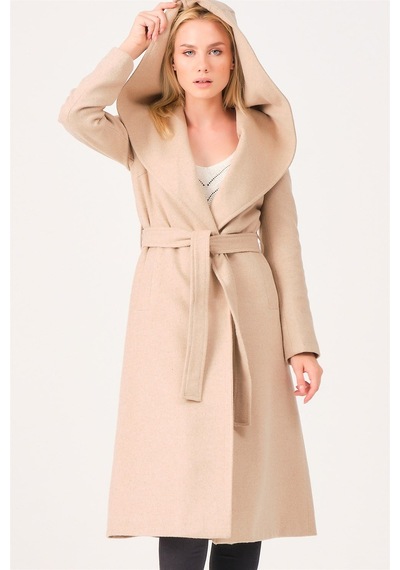 Z6679 Dewberry Bayan Palto-bej