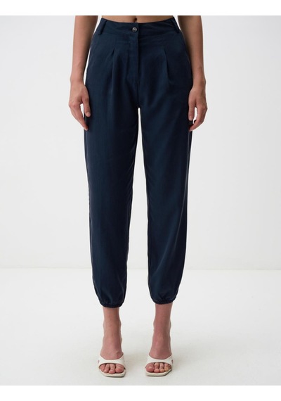 Jimmy Key Lacivert Dar Paça Normal Bel Kargo Cepli Gabardin Pantolon 4ww02210990494 Lacivert