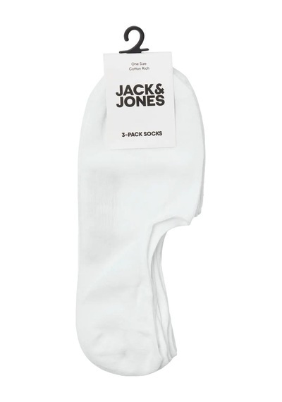 Jack & Jones Jacdouglas Multı Short Sock 3 Pack Noos Erkek Çorap-31893 Beyaz