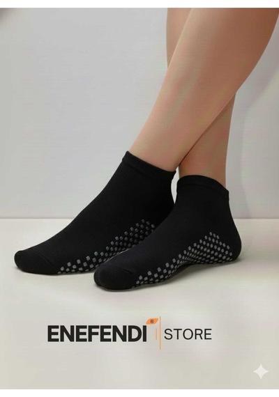Nf Nd Enefendi 2 Çift Kaydırmaz Unisex Yoga, Pilates, Tavaf Çorabı Spor Patik Çorap Siyah Gri 36-40 Gri - Siyah Nf Nd Enefendi 2 Çift Kaydırmaz Unisex Yoga, Pilates, Tavaf Çorabı Spor Patik Çorap Siyah Gri 36-40 Gri - Siyah
