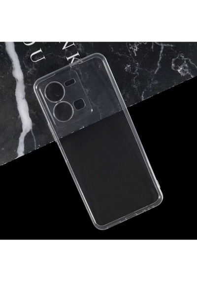 Vivo Y35 Kılıf Zore Süper Silikon Kapak Renksiz