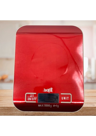 Tf 1002 Hassas Ölçümlü Maksimum 5 Kg Kapasiteli Led Ekran Platin Dijital Mutfak Tartısı 4455 - Gri